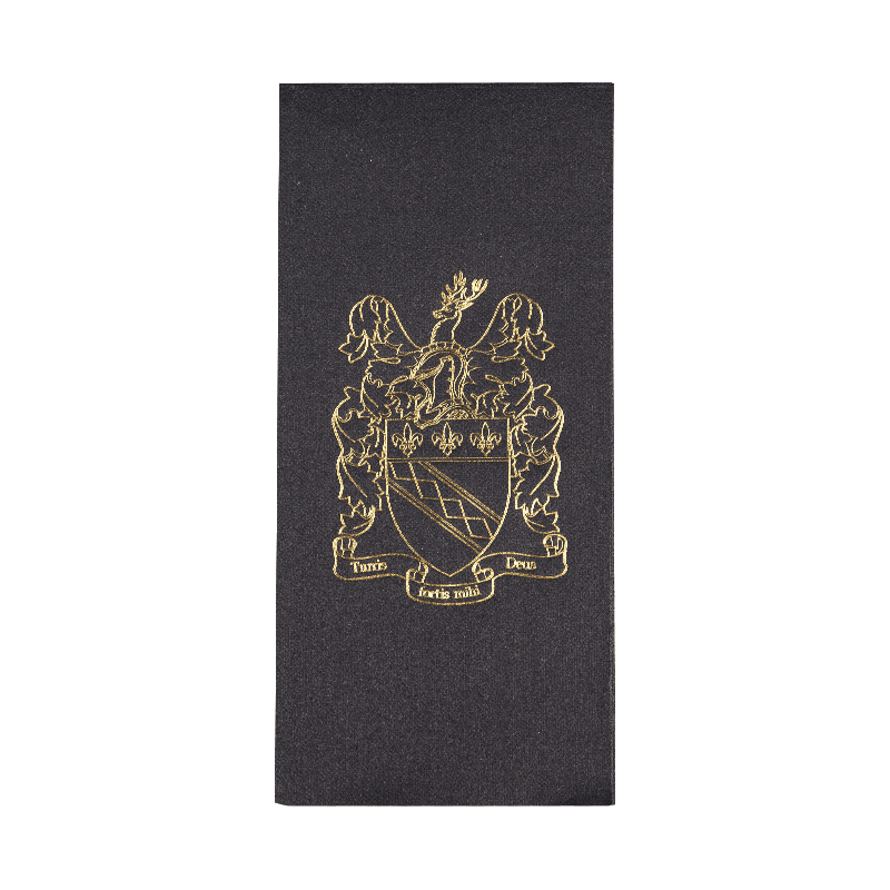 43x30 Soft Black Airlaid Strup