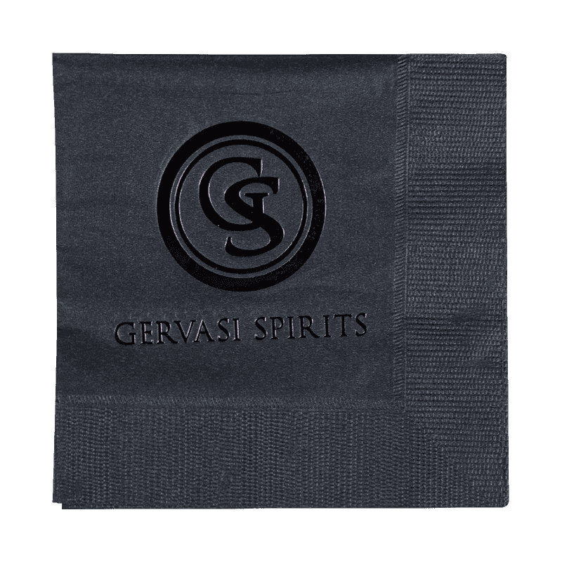 25x25 vysokokvalitné čierne obrúsky s horúcou pečiatkou SJ4302