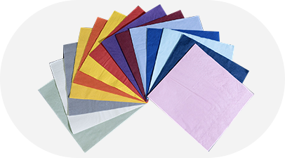 Farebné papierové obrúsky