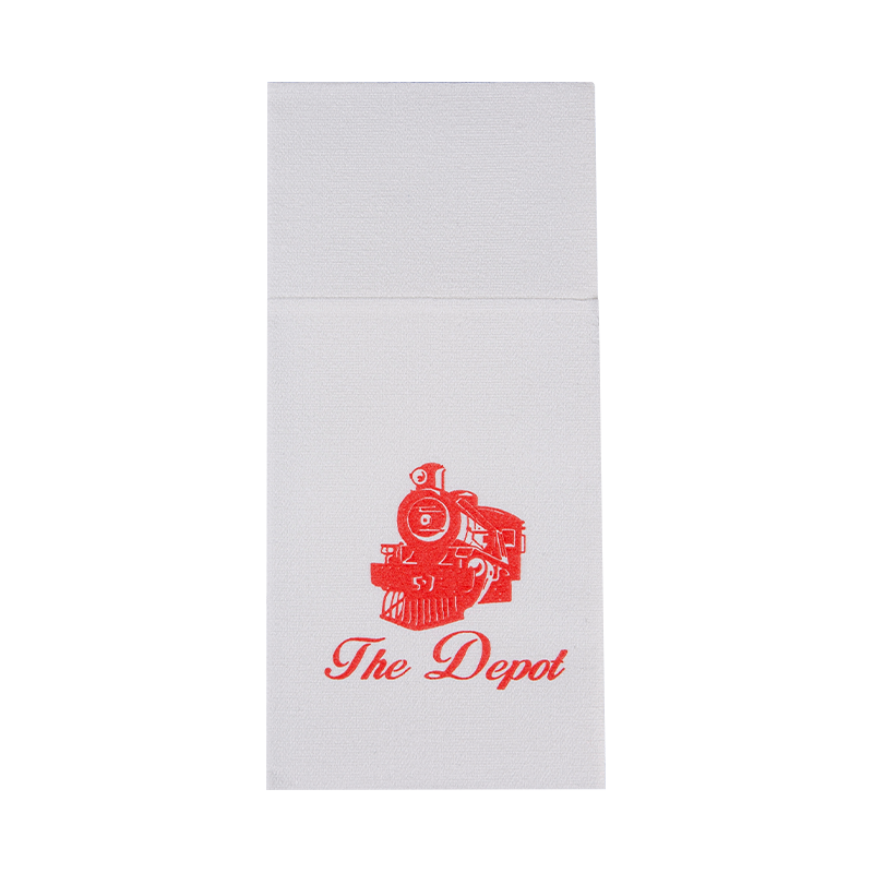 42x40 slzná rezistentná letecká airlaid papierové obrúsky s vreckom SJ1302