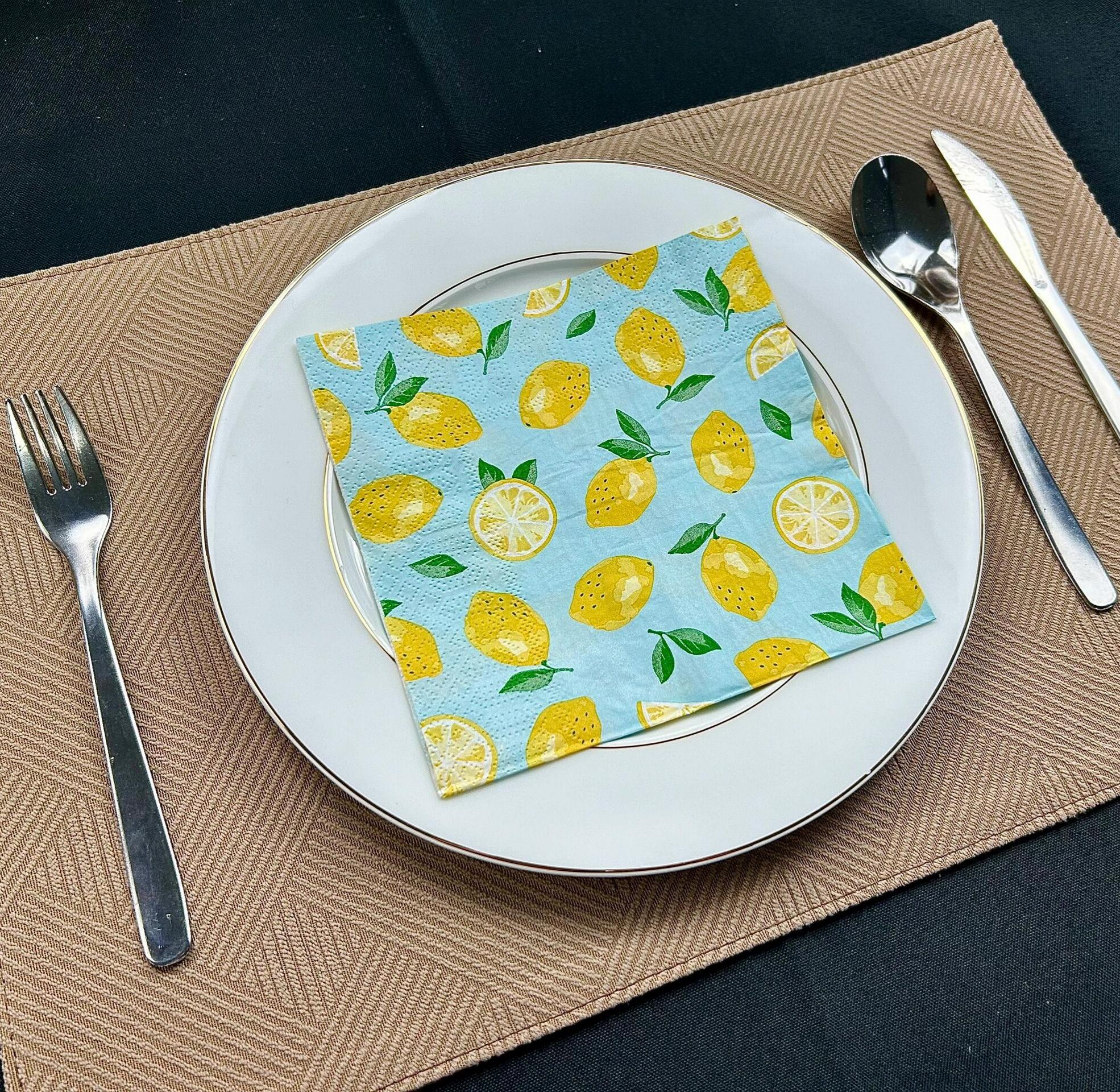Celotlačový 2-vrstvový papier Papier na servítky Friut Pattern