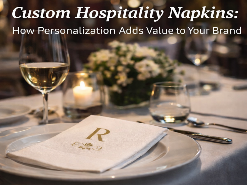 Pohostinské obrúsky na mieru: Ako personalizácia pridáva hodnotu vašej značke